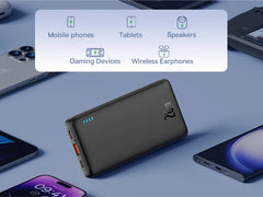 Baseus Airpow 20W Power Bank 20000mAh Fast Charge Powerbank for iPhone 17/16/15/14/13/12 Xiaomi batterie externe
