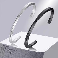 Vnox Retro Nordic Viking Cuff Bangle Bracelets for Men, Stainless Steel Mobius Norse Mythology Runes Amulet Jewelry Dad Gfit