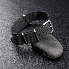 Ribbed Strap for Ballistic Fabric Watch Straps Watchband 18mm 20mm 22mm Premium High Quality Nylon Nato Watch Band Accessories