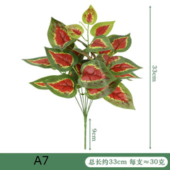 Fake Plant Home Living Room Decor Simulation Green Eucalyptus Leaves Jungle Arrangement Flower Arrangement Accessories