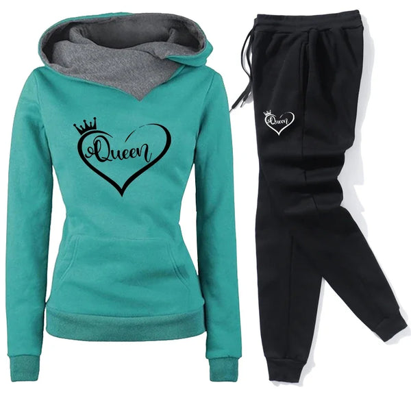 Women’s 2025 Casual Sports Tracksuit Long Sleeve Set