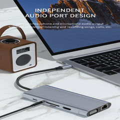 Basix Type-C Hub to HDMI Adapter USB C Hub 4K Thunderbolt 3 TF SD Reader Slot PD For MacBook Air Pro M2 M1 Chip Dock Station