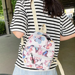 Mini Women's Backpacks Nylon Female Bag Animal Printing Small Feminina Backpack School Bags For Teen Girls Knapsack