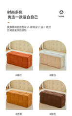 Modern Solid Wood Ottoman Bench for Entryway & Living Room