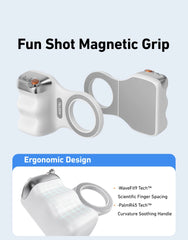 TELESIN Magnetic Phone Camera Shoot Hand Grip Phone Holder Shooting Aid Remote Control Handle for Iphone HUAWEI SAMSUNG Phone