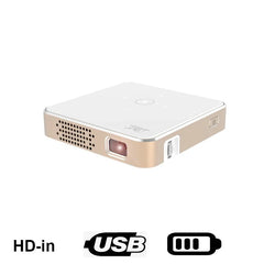 Smartldea New Mini DLP HD Projector Support 1080p Built-in Battery Capacity Wired Phone Mirroring Projector Home Theater Beamer