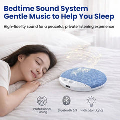 Ultra-slim Bluetooth 5.3 Speaker for Bedside Use Noise Soundbar Wireless MP3 Music Player Ultra Thin Timed Shutdown Audio Play