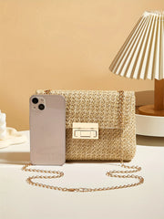 Woven Straw Handwoven Women's Shoulder Bag
