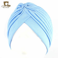 NEW Luxury Divas Stretchable turban Head wrap hat with beaded pendant women Headwear