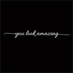 Inspire Motivational Quote Decal You Are Beautiful Mirror Vinyl Sticker Believe in yourself Stickers Bathroom Fitting Room Decor