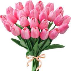 3/5PCS Artificial Flowers Real Touch Tulip Scrapbooking Vases Home Decor Wedding Garden Rose Arch Garland  Mother's Day Bouquets Home Decor, Plants & flowers