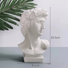 Ins Nordic David Vase  Ornaments Flower Pot Makeup Brush Storage Bucket  Vintage Home Decoration Art Sketch Practice