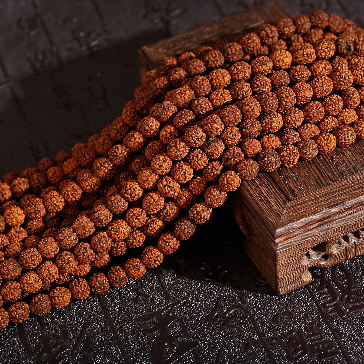 108pcs Ethnic Vajra Bodhi Rudraksha Beads For Making Bracelet Accessories Meditation Mala Prayer Tibetan Buddhism