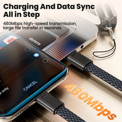 60W USB C To Type C Short Keychain Cable For Samsung Xiaomi 16.5cm 27W Type C To Lightning Charging Cable For iPhone Power Bank