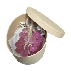 Handmade Grape Soap on a Rope, Grape Soap, Decorative Aromatic Soaps for Washing Hand Wash, Bath, Fresh Air Gift for Men & Women