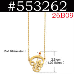1PC/Tamil Aum Om Hinduism Indian Symbol Hindu Pendant Necklaces For Women Girls Stainless Steel India Religion Jewelry #552862