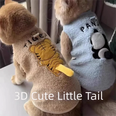 Creative Cat Sweater Cartoon Soft Pet Clothes Warm Fleece Windproof Dog Jacket for Puppy Cats
