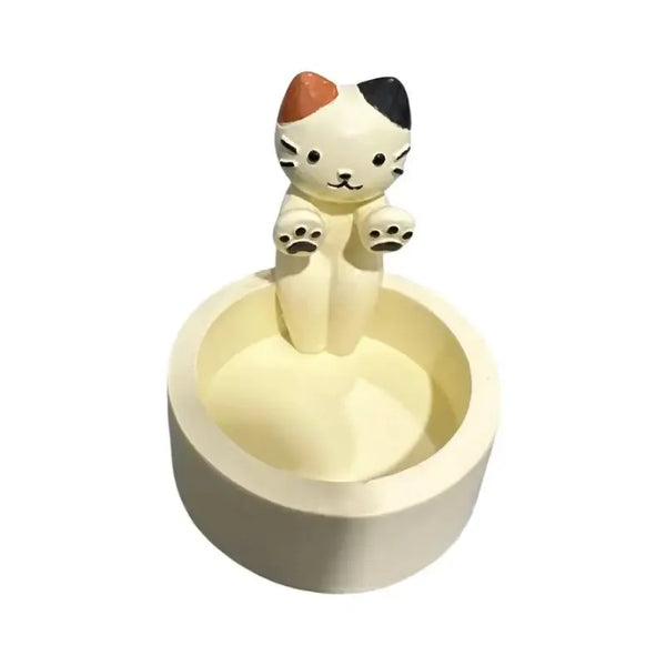 CreativeCandle Holder Cute Kitten Rabbit Cartoon Candle Decor