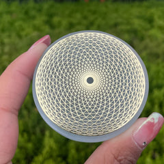 6cm Natural Selenite Disk,Quartz Crystal Disk,Recharge Crystal ,Life network, Collection,Crystal Gift,Home Decor
