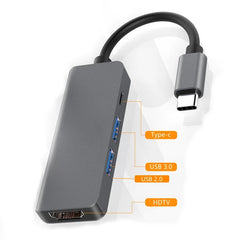 USB C Hub Splitter to 4K HDMI-Compatible USB 3.0 Type C Adapter SD TF Docking Station for MacBook iPad Samsung S22 Dex Laptop