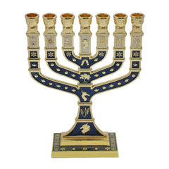 Menorah Candelabrum Table Centerpiece Hanukkah Metal Menorah for Living Room Christmas Wedding Party Anniversary Home Decor