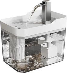 R USB Automatic Water Drinking Fountain Dispenser live water circulation Cat Water Bowl Removable with Pump Water Filter Silent