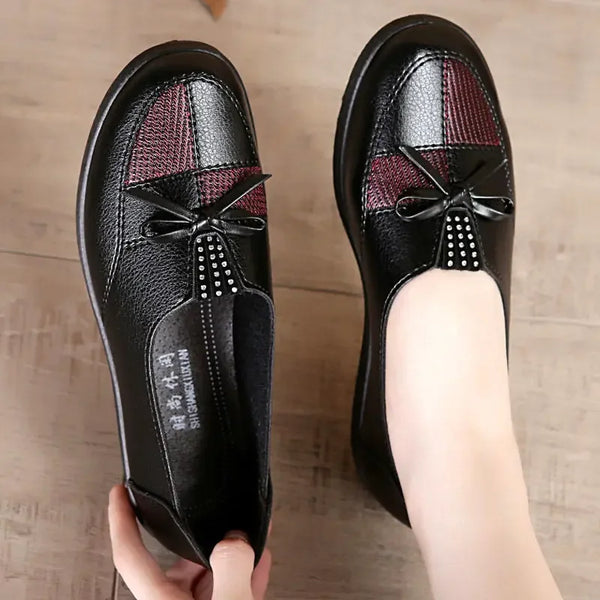 Women’s Leather Flats Classic Casual Loafers