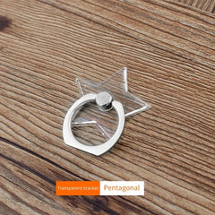 Universal Stent Mobile Phone Holder Stand Finger Ring Magnetic For Cute Cell Smart Phone Transparent Holder for iPhone Samsung