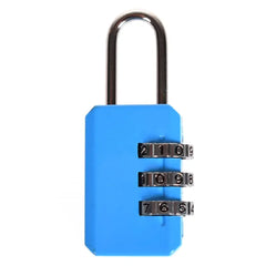 3 Digit Resettable Combination Padlock Luggage Case Padlock Box Black Lock Coded Lock School Gym Locker Sheds 2022