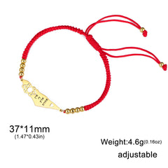 Dreamtimes Israel Mid-east Map Star of David Jewish Bracelet Hexagram Adjustable Rope Chain Women Bangle Stainless Steel Jewelry