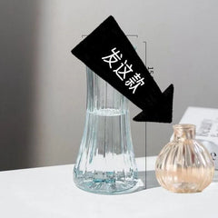 Creative Simple Original Color Glass Flower Vase Transparent Water Fre Flowers Lilies Nordic ular Living Room Home Decor