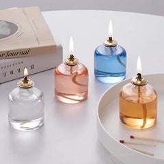 Wedding Decoration Handcraft Glass Candle Holder Friend Gift Candle Holder Creative Glass Oil Lamp