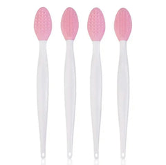 1PC/4PCS  Beauty Skin Care Wash Face Silicone Brush Exfoliating Nose Clean Blackhead Removal Brushes Tools With Replacement Head