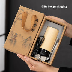 Car Electronic Incense Burner – Portable Ceramic Aroma Diffuser