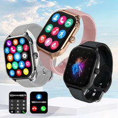 LAXASFIT H9 and H6 Smartwatch Dial to Answer Calls Calorie Tracking Heart Rate Blood Oxygen Monitoring Bluetooth Smart Watch