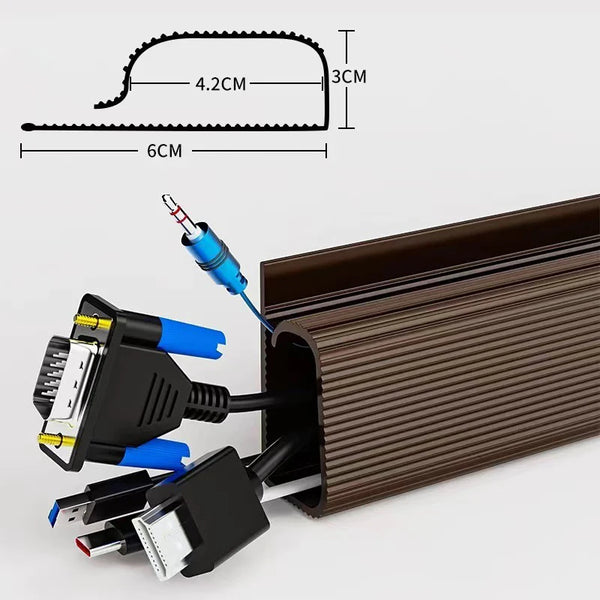 Cable raceway dimensions and profile