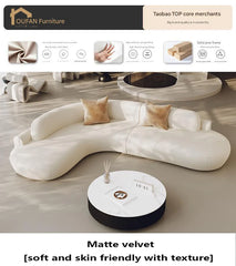 Modern Luxury Living Room Corner Sofa White Minimalist Comfortable Large Size Living Room Sofas Designer Muebles Terrace Living Room Furniture
