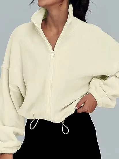 Women’s Polar Fleece Zip Hoodie Jacket