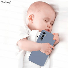 For Samsung Galaxy A16 Case Cover Samsung Galaxy A17 A16 A56 A36 A15 Funda Coque Soft Original Liquid Silicone Case Samsung A16
