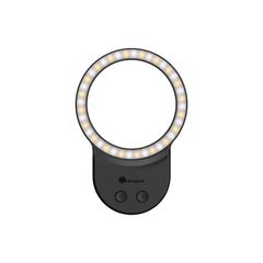 Fotorgear Mini Selfie Ring Light Magnetic Phone Fill Light for iPhone Xiaomi 14 Ultra for Live Photography Selfies