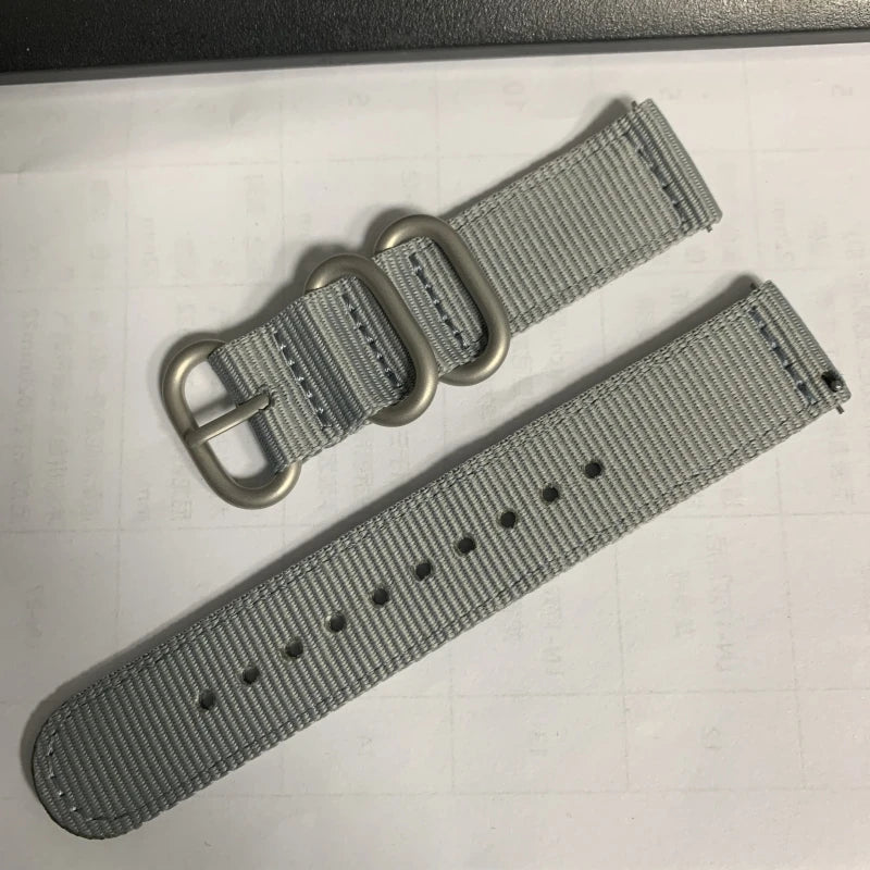 Ribbed Strap for Ballistic Fabric Watch Straps Watchband 18mm 20mm 22mm Premium High Quality Nylon Nato Watch Band Accessories