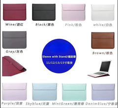 Free Custom Letters Laptop Sleeve For Macbook Air 13 Case 11 13.3 15.4 Retina Unisex Sleeve Envelope Leather Laptop Sleeve Pouch