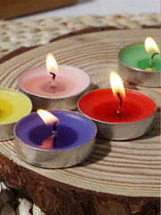 50pcs gift box candlelight small candles create a festive atmosphere. Small candlesticks, smokeless and odorless