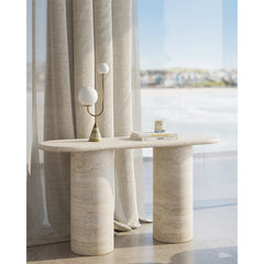 Luxury Modern Calacatta Viola Marble Slim Console Table Living Room Furniture Marble Top Console Table Hallway Entryway Entry Extendable
