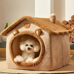 winterFolding houses for small and medium sized dogs and cats, mattresses, pet products, puppy baskets, winter kennels Pet Shop