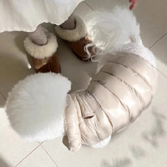 Fashion Solid Dog Clothes Soft Warm Dog Jacket Winter Puppy Vest Coat Waterproof Cat Down Jacket Pet Costumes Pet Shop Pet Clothing