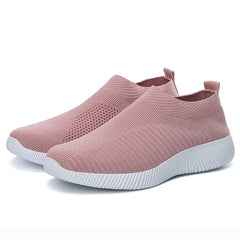 Women Sneakers Slip On Sock Shoes Women Flat Shoes Casual Sneaker Women's Sports Shoes Breather Vulcanize Shoes For Women Zapatillas