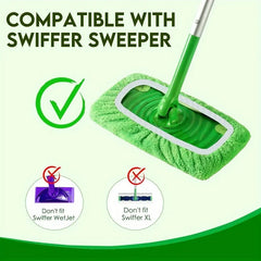 4 Reusable Mop Pads with High Water Absorption and Ultra-fine Fiber Cleaning Pads That Can Firmly Adhere To Most Standard Mops Kitchen Tools, Kitchen Cleaning