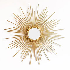 European Decorative Mirror Metal Wall Decorations Gold Sunglasses Creative Living Room Background Wall Decoration Home Decor