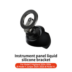 YZ For Tesla Model 3 Y/YL Highland Juniper Magnetic Car Phone Holder 360 Degree Rotation Metal Car Mount for All  Phones